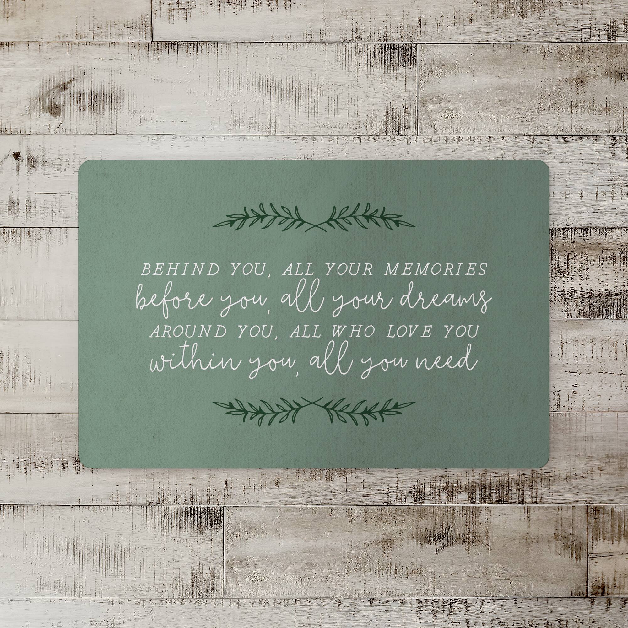 18" x 27" Memories Dreams Love Floor Mat